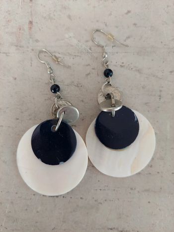 Boucles d'oreilles en nacre