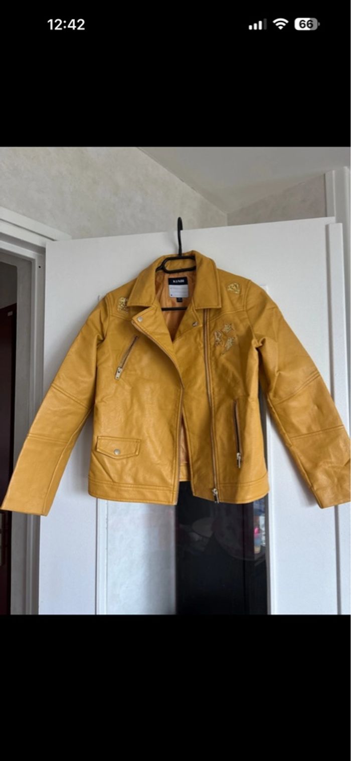 Veste fille 12 ans moutarde - photo numéro 2