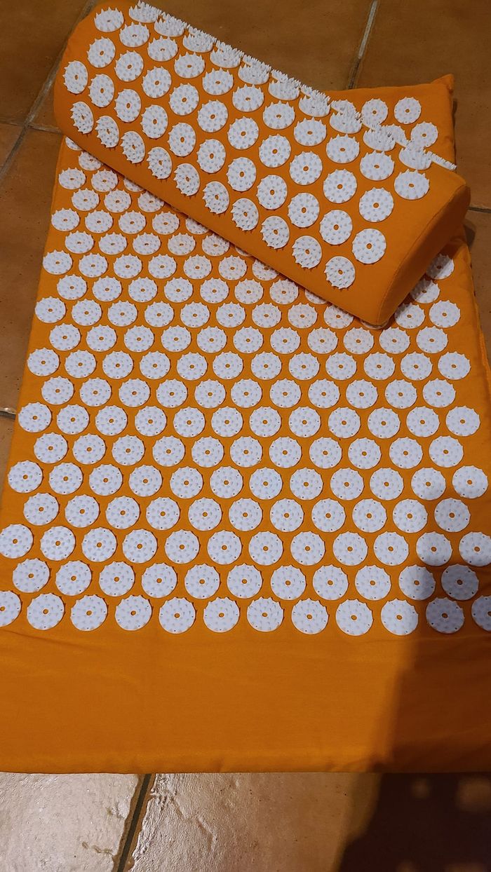 Ensemble de Massage avec Tapis d'acupression et Oreiller - .Tapis de Sol d'acupuncture .Soulager sci - photo numéro 3