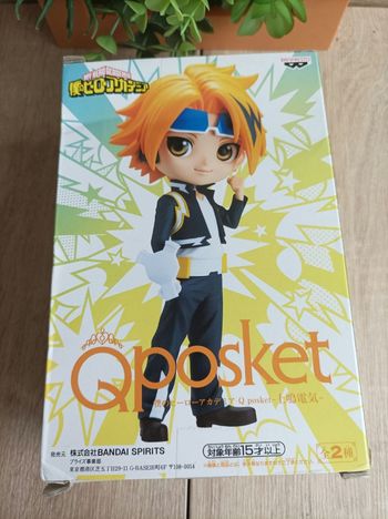 Figurine Denki Kaminari My Hero Academia Mha banpresto qposket Bandai 