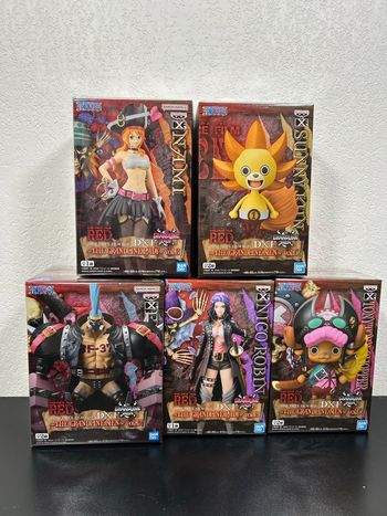 One Piece Film Red – The Grand Line Men Neuves Équipage Complet + Extra