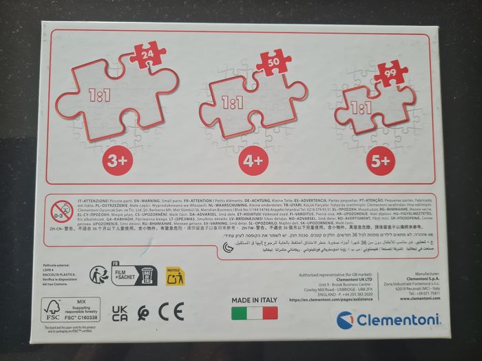 24 pièces.
Marque Clementoni.
A partir de 3 ans.

Réductions activées dès 2 articles achetés. - photo numéro 4