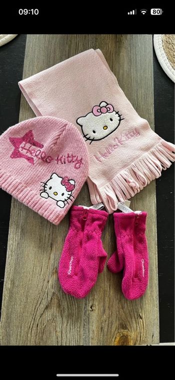 Bonnet écharpe moufles