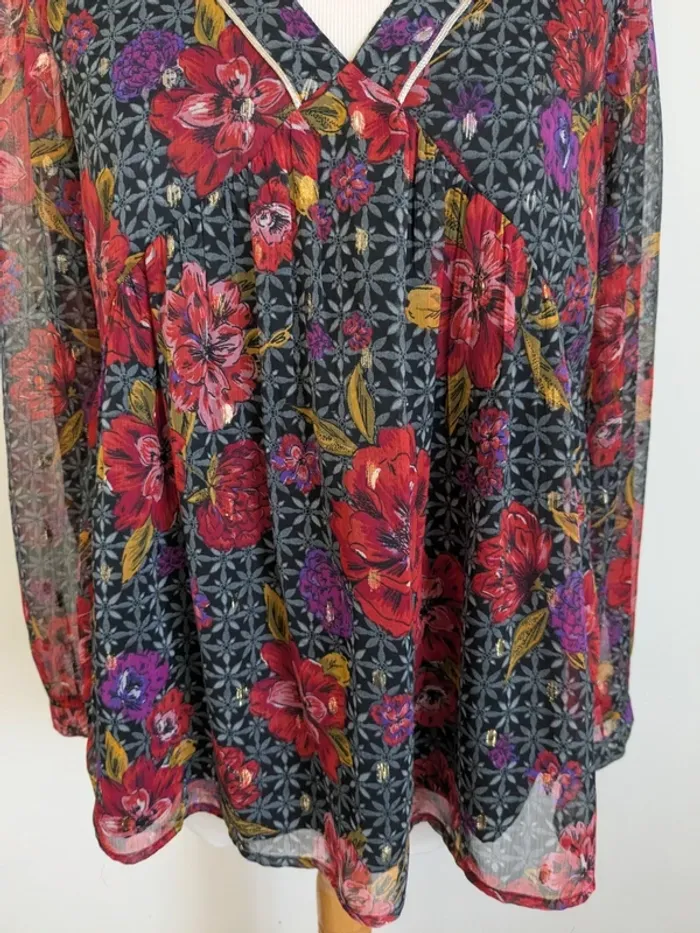 Blouse fleurie T38 : Promod - photo numéro 3