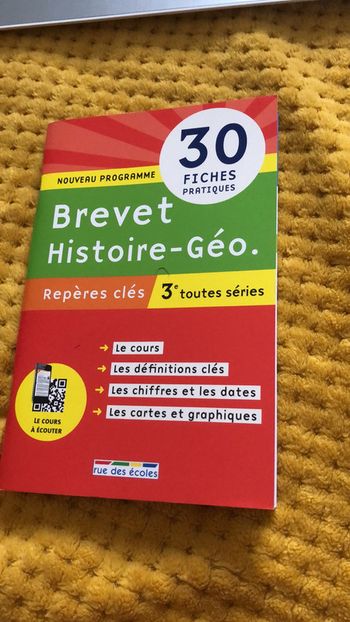 Fiches brevet 3 eme histoire- géo