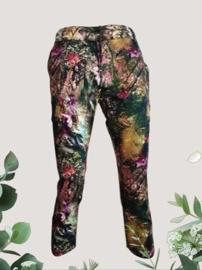 Pantalon fleuri