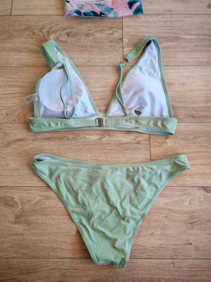 Maillot 2 pièces 42 vert pastel - photo numéro 4