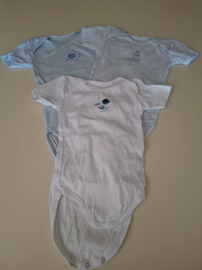 Lot de 3 bodys manches courtes Z