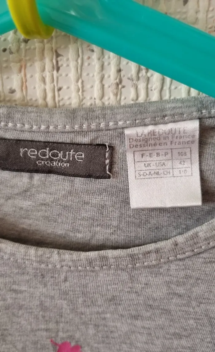 Tee shirt manche longue taille 5 ans la redoute - photo numéro 12