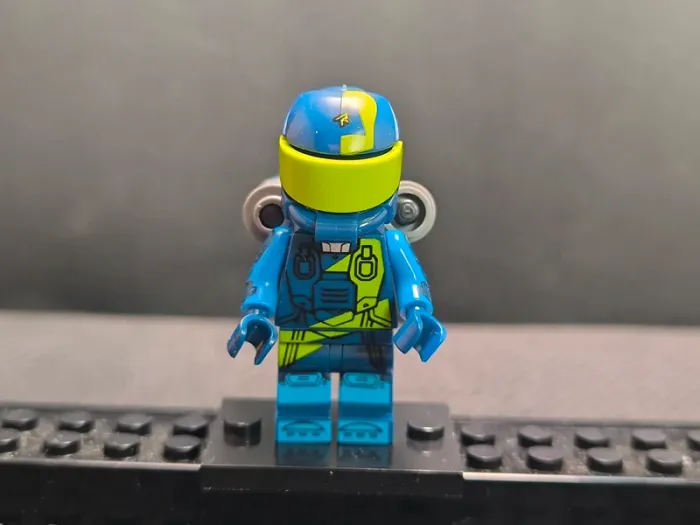 figurine type lego Rex Dangervest