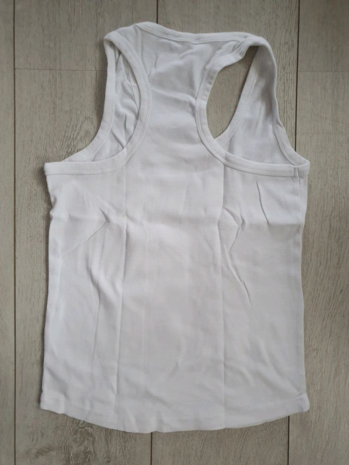 Débardeur Blanc Yolo Fluo - photo numéro 2