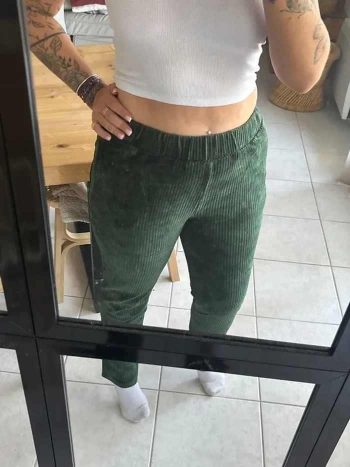 Pantalon velours côtelé