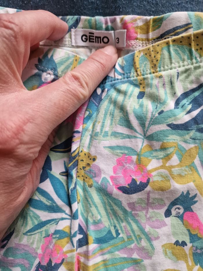 Lot de 2 leegings shorts 3ans - photo numéro 2
