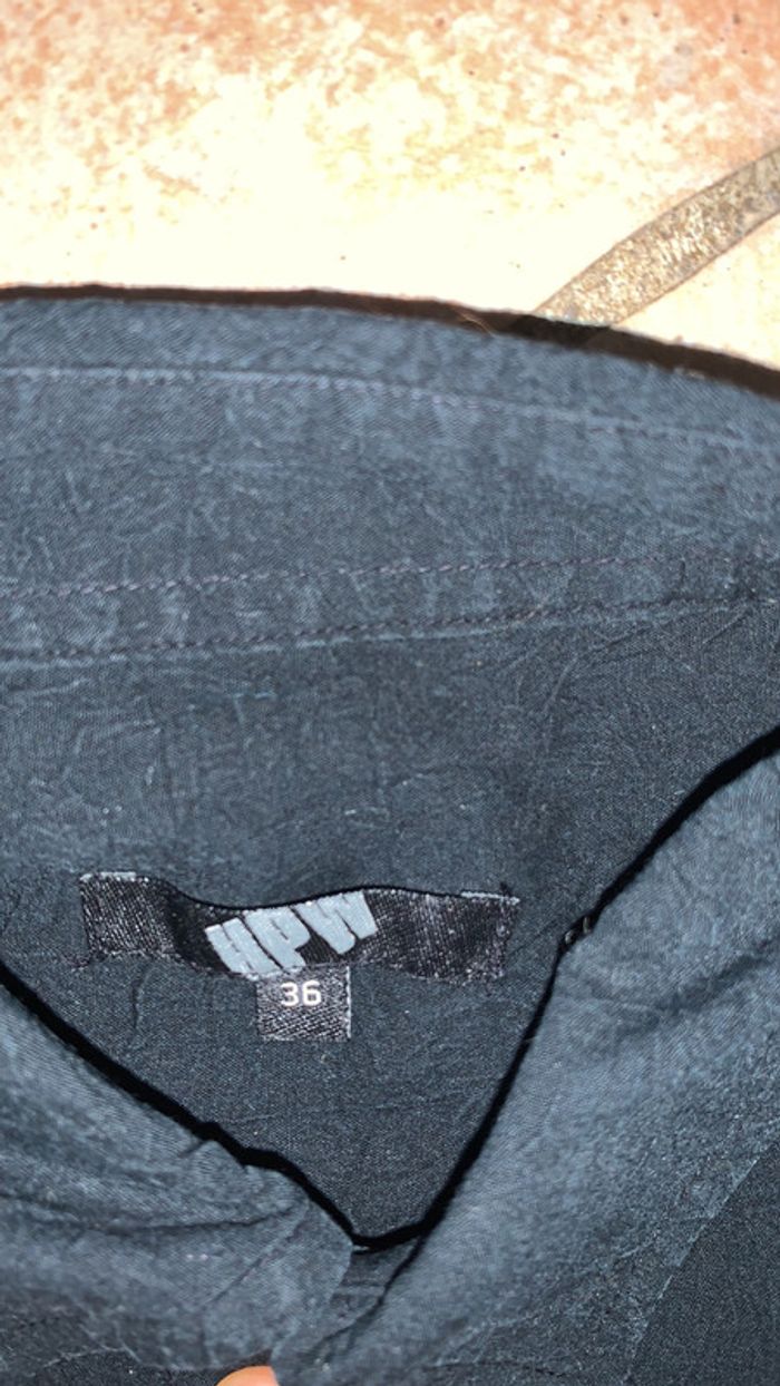 Chemise noire et grise HPW taille 36 - photo numéro 3