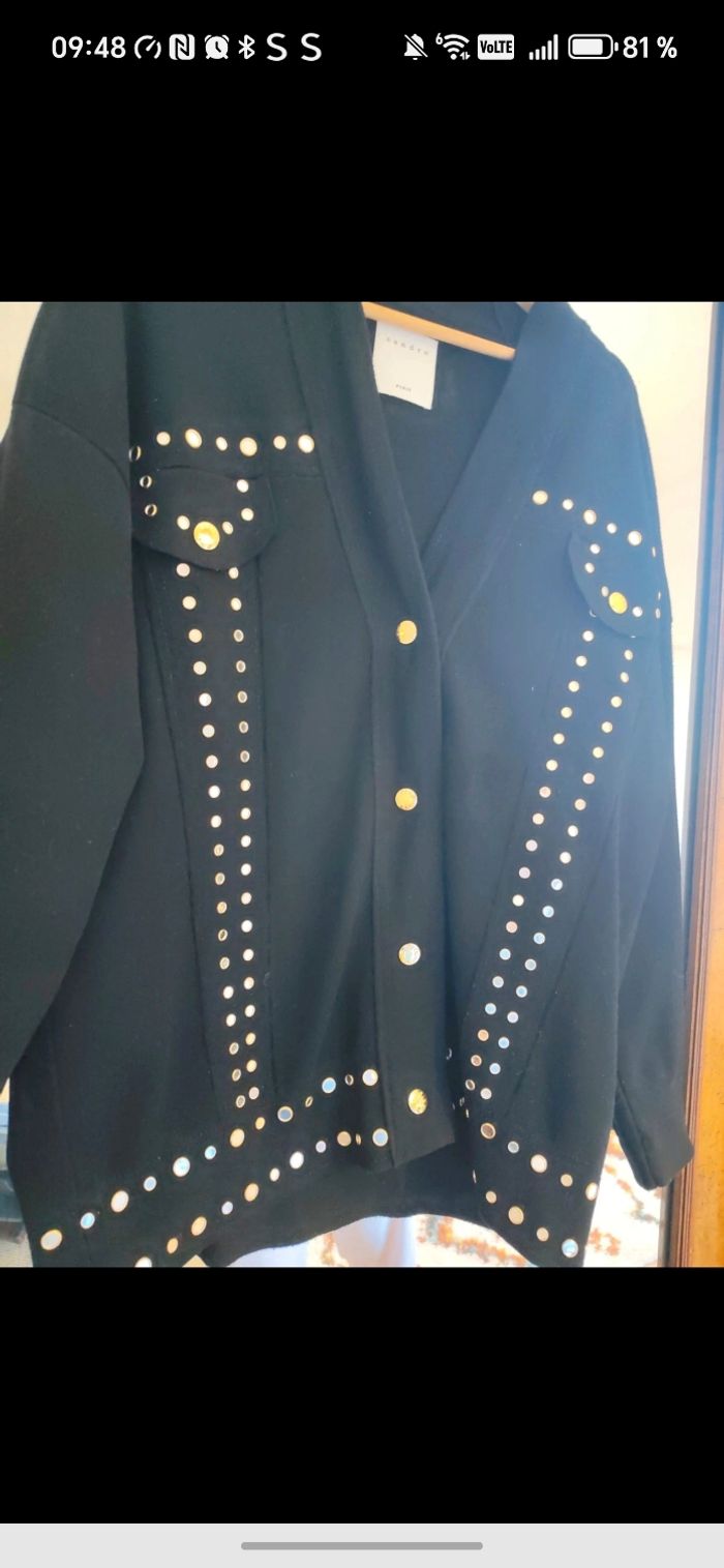 cardigan Sandro taille 1 - photo numéro 2