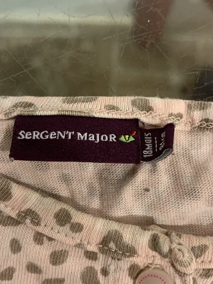 👶 Ensemble Sergent Major – Robe tunique + legging – Taille 18 mois – Très bon état - photo numéro 5