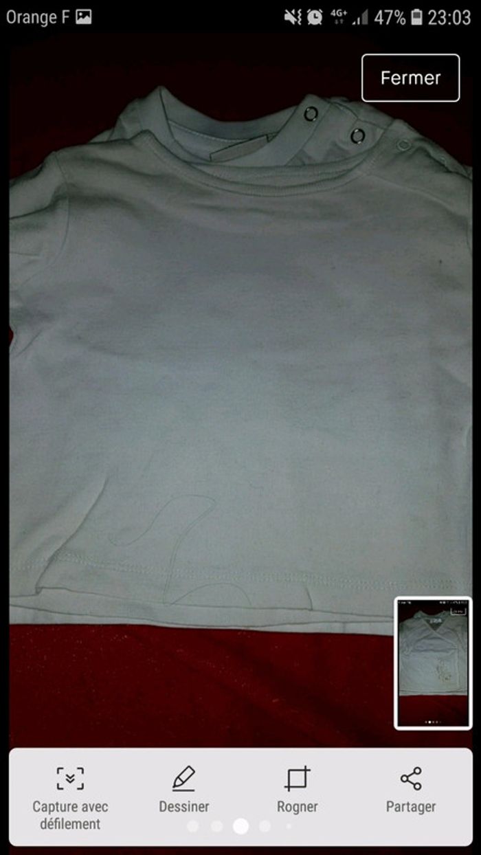 Lot 6 t-shirt 3 mois - photo numéro 3