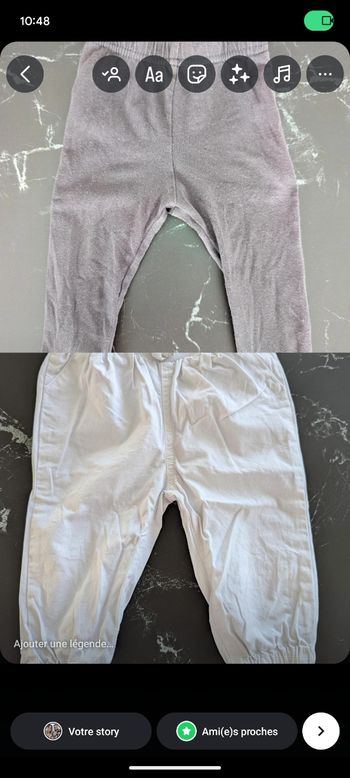 Legging + pantalon fille 🤞