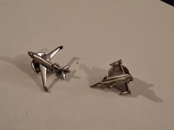Lot de 2 pins avion (aviation)