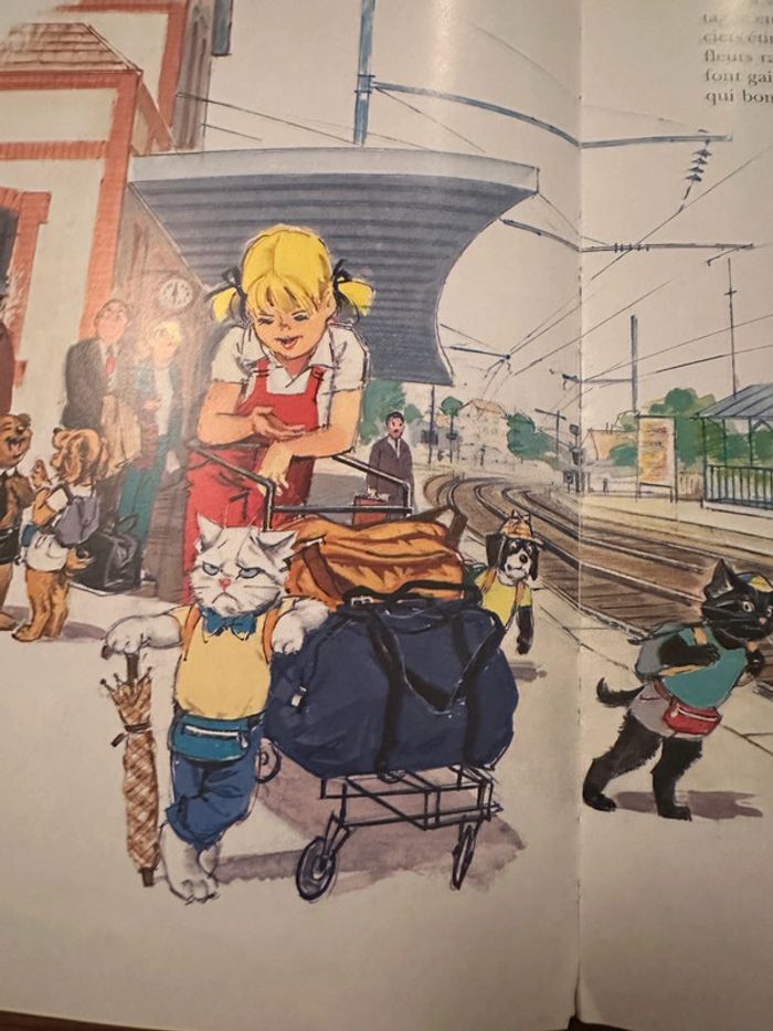 Livre très rare édition 1000ex Pierre Probst Caroline dans les alpages Alpes album bd - photo numéro 11