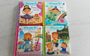 Lot 4 livres mon rêve de