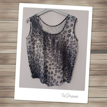 Débardeur scintillant femme taille 38 