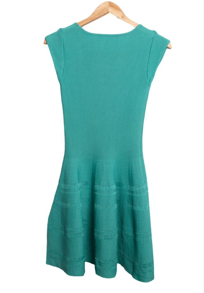 Robe en maille turquoise Lil Paris - photo numéro 8