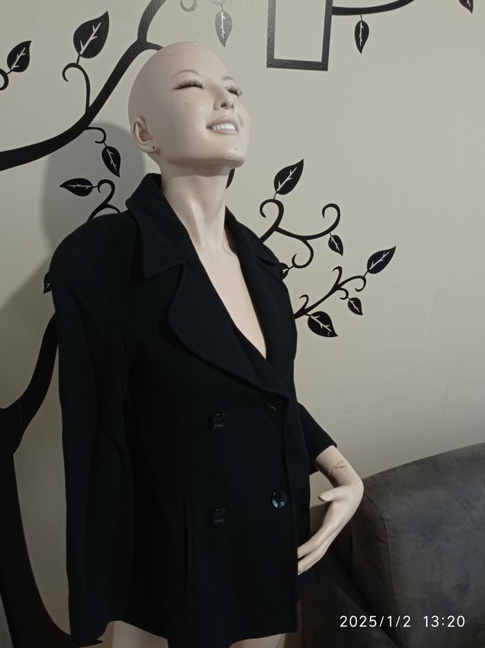 blazer noir Naf Naf taille 42 réf 220 P00 - photo numéro 7