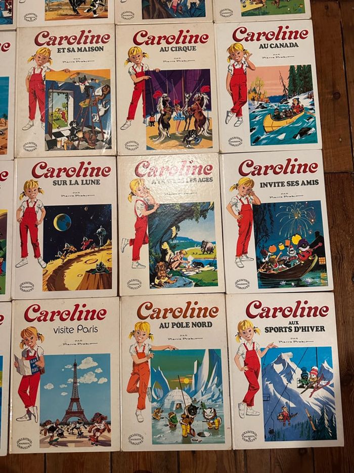 Bon état - Lot de 16 livres Caroline grands albums Hachette anciens bd - photo numéro 2