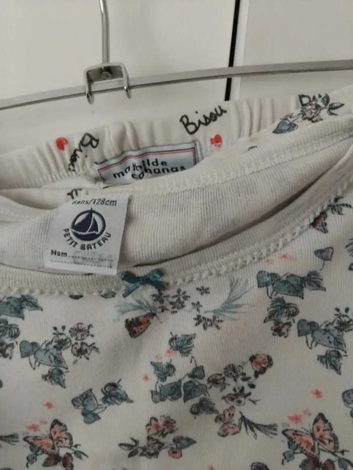 Lot de 3 pyjamas petit bateau t8ans 100%coton - photo numéro 11