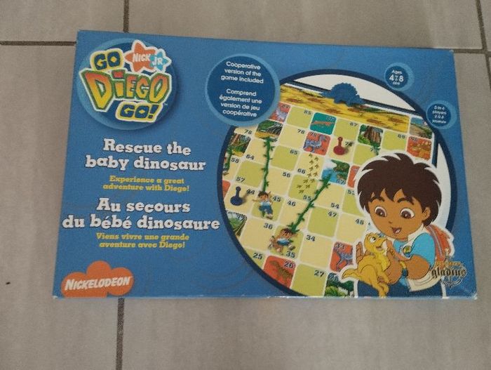 Jeu de plateau Diego / dinosaure