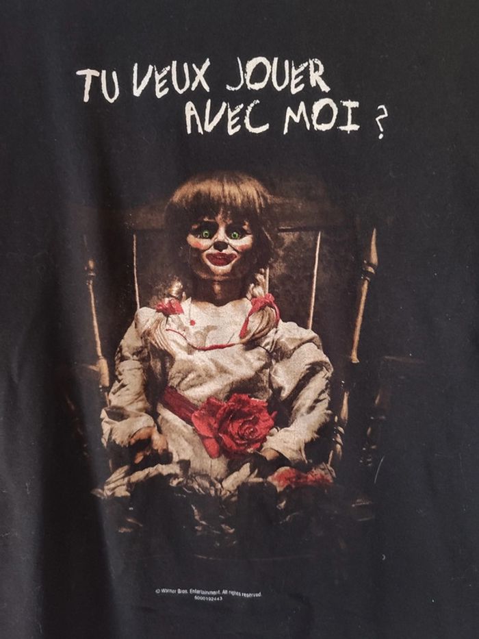 Tee-shirt Annabelle taille M Warner bros - photo numéro 2