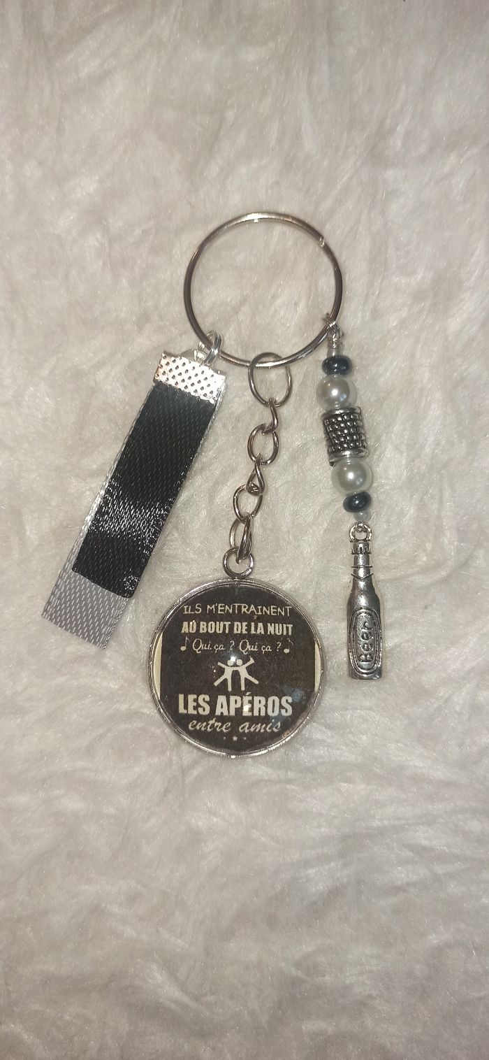 Porte clé humour apéro