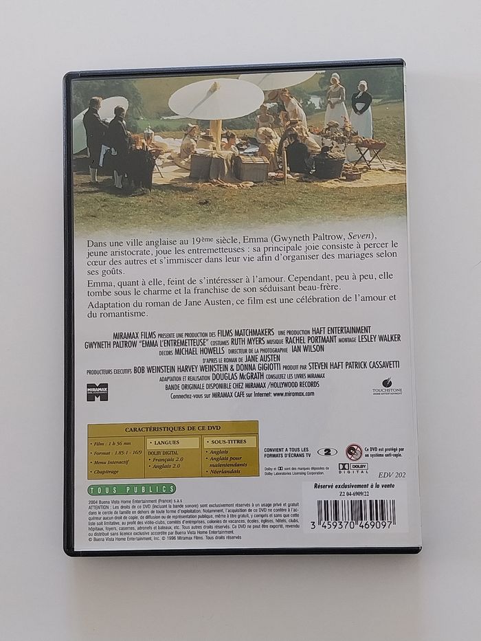 Dvd Emma l'entremetteuse - photo numéro 2