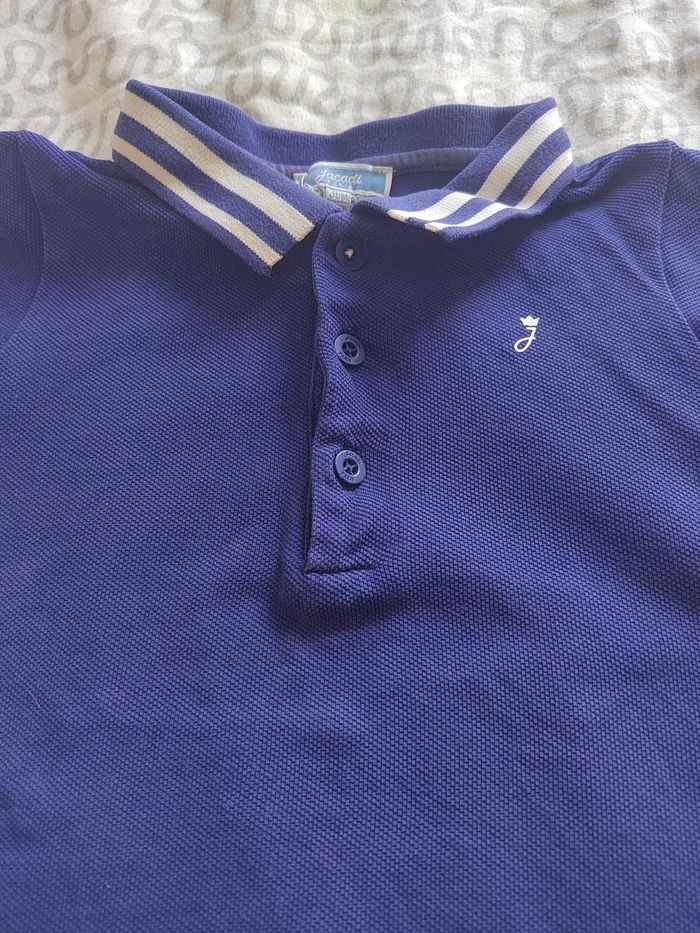 Polo violet jacadi 3 ans - photo numéro 2