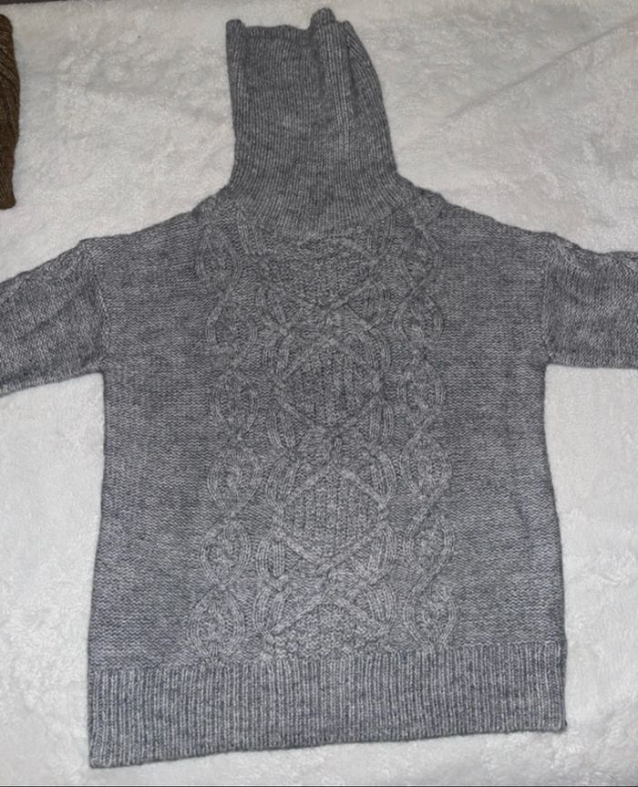 Pull gris - photo numéro 2