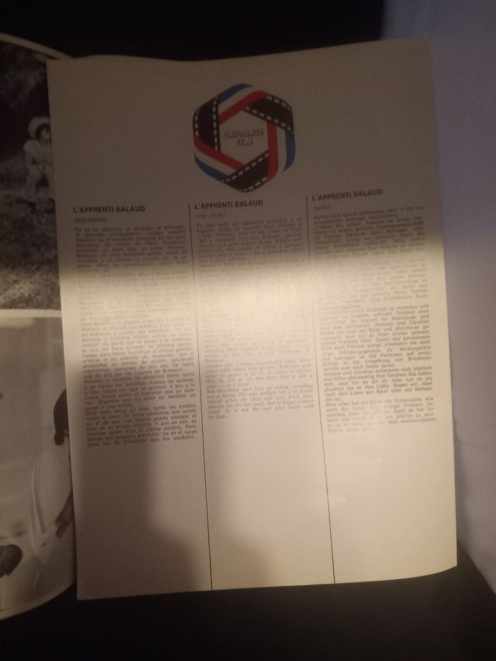 Affiche et synopsis du film l'apprenti salaud - photo numéro 7