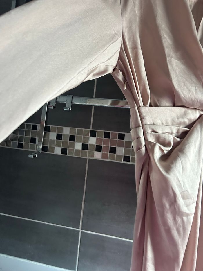 Robe de soirée satinée - Mango - photo numéro 2