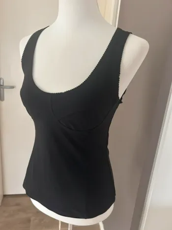 Indies haut top, débardeur noir taille 1