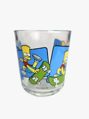 Verre Bart Simpson Skate Board - Collector - Les Simpsons - Nocillo Forum Barcelona 2004