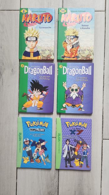 Lot de 6 livres pour enfants. 
