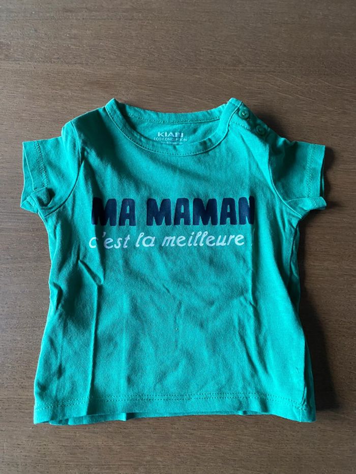 Tee shirt vert ma maman