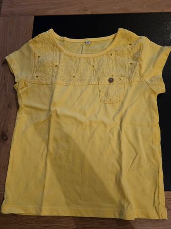 T shirt jaune pastel
