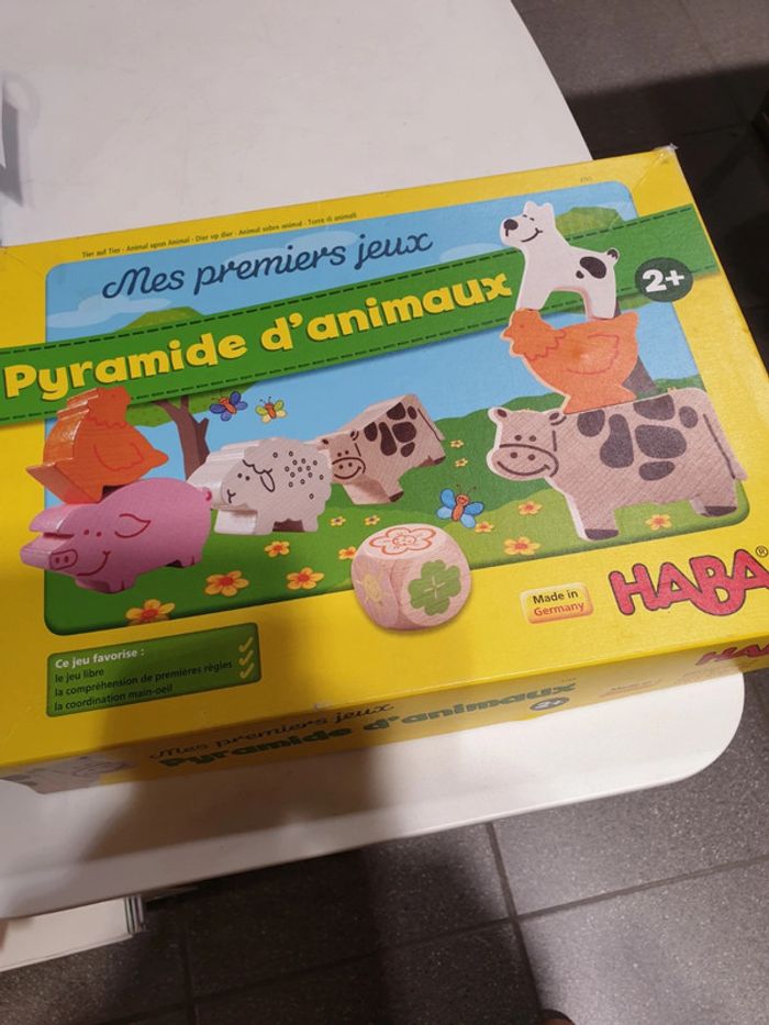 Jeu HABA pyramide d'animaux