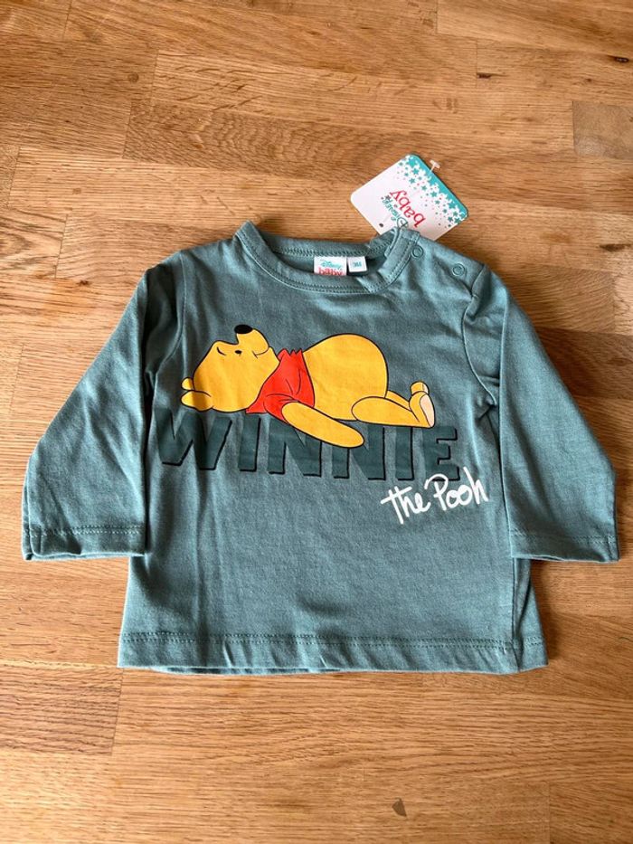 tee shirt manche longue winnie disney