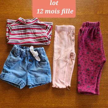 Lot 12 mois fille