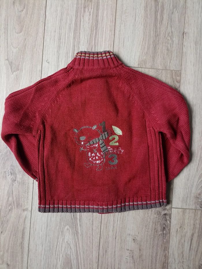 Pull chaud rouge - photo numéro 2