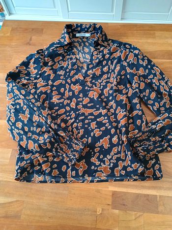 Blouse manches longues bouffantes