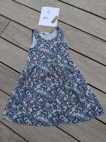 Robe été fleurie H&M 4-6 ans