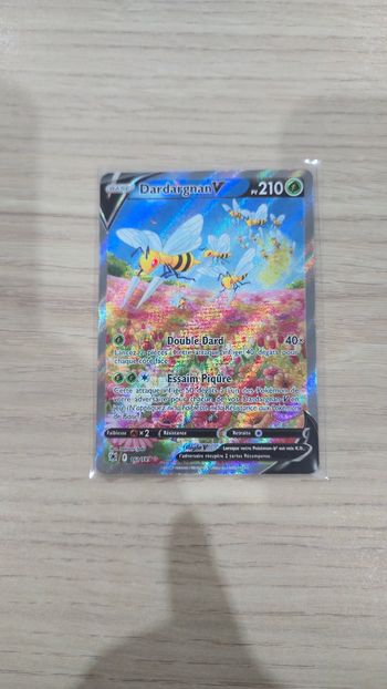 Carte Pokémon : Dardargnan V 161/189 Astres Radieux Français NEUF/MINT